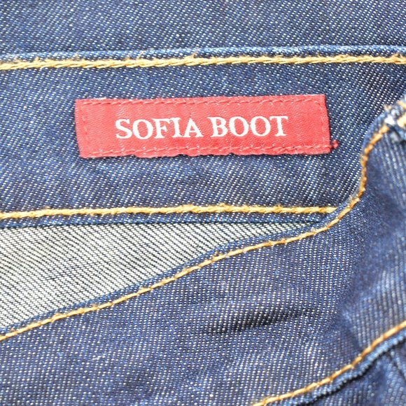 Lucky Brand Sofia Bootcut Mid Rise Ankle Jeans Blue Stretch Denim Size 12/31 - Picture 4 of 10